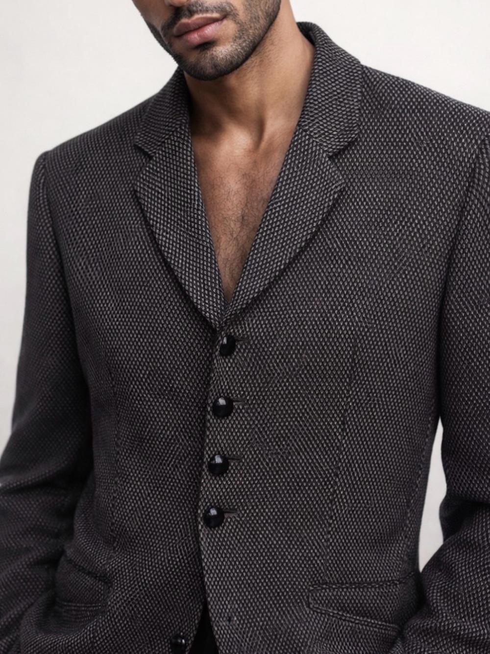 Vintage JAEGER Tailored Blazer – Made in Great Britain, Size M/L